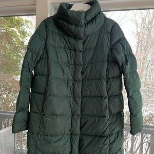Add down oversized green coat size 10